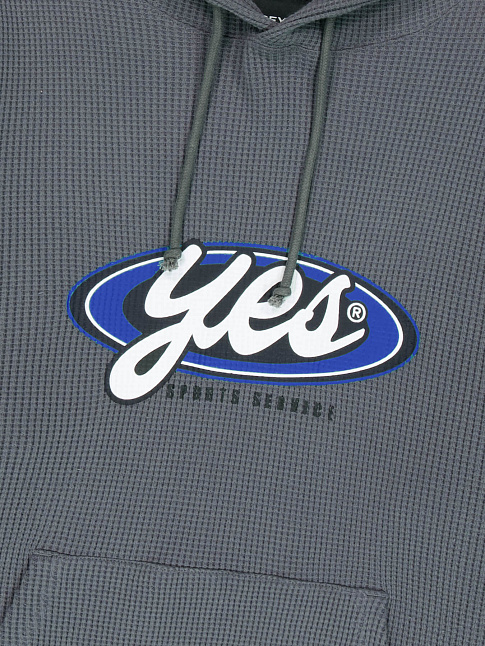 Худи Y.E.S WAFFLE (размер XL, цвет Темно-серый)