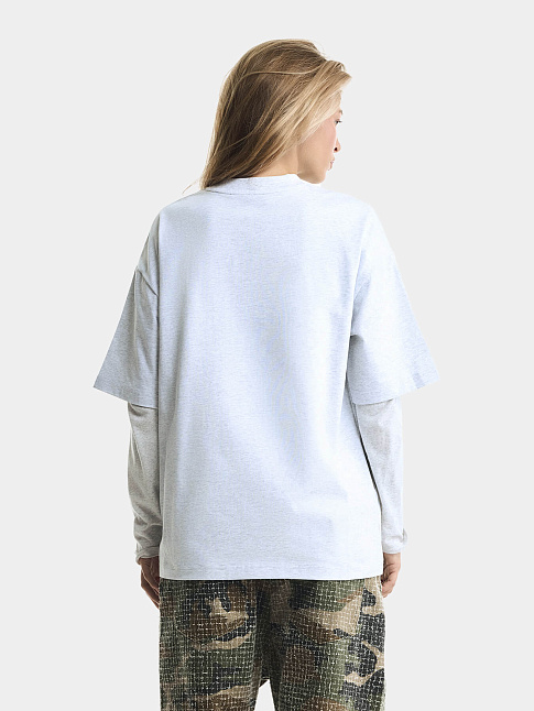 Футболка COUR DE LA MAISON (размер M, цвет Серый)