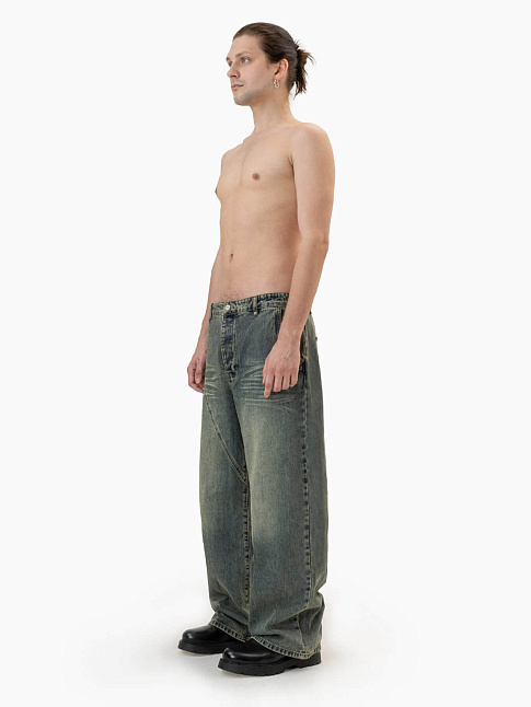 Джинсы BJEANS03 (размер L, цвет Синий)