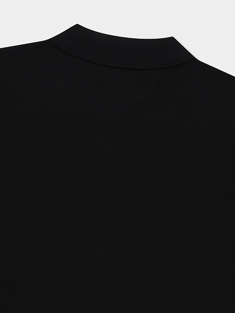 Кардиган KNIT ZIP UP POLO (размер XL, цвет Черный)