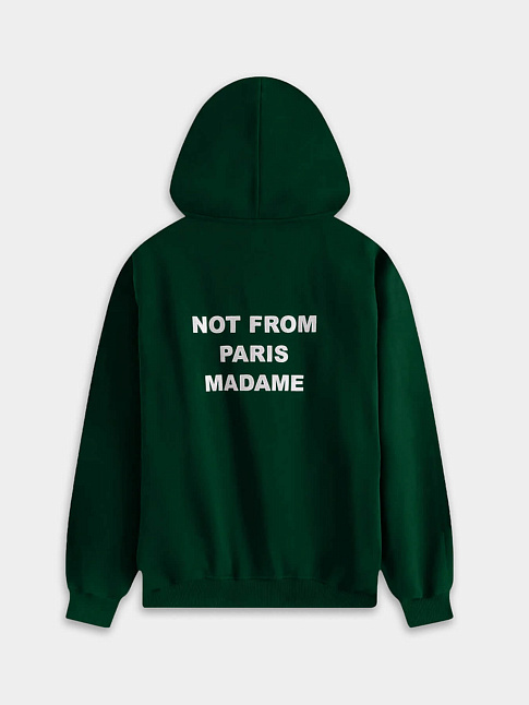 Худи SLOGAN (размер XXL, цвет Темно-зеленый)