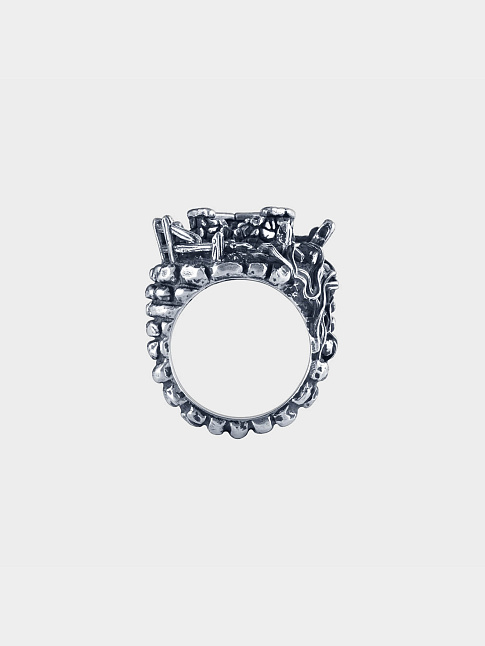 Кольцо WELL OF OBLIVION (размер 19 1/2, цвет Серебряный)