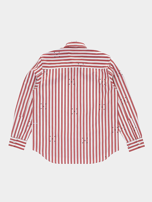 Рубашка LOGOS STRIPE (размер M, цвет Красный-Белый)