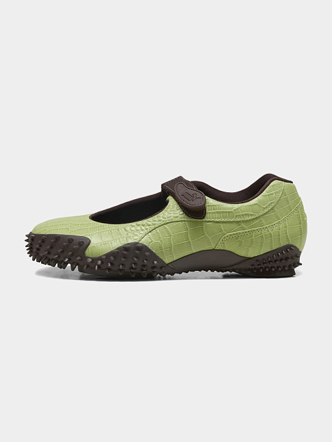 Балетки MOSTRO FEY CROC (размер 38 1/2, цвет Зеленый)