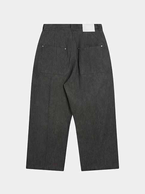 Брюки WELT DENIM (размер M, цвет Темно-серый)
