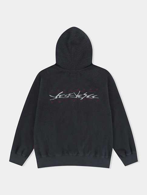 Худи Y.E.S BRUSHED ZIP (размер M, цвет Темно-серый)