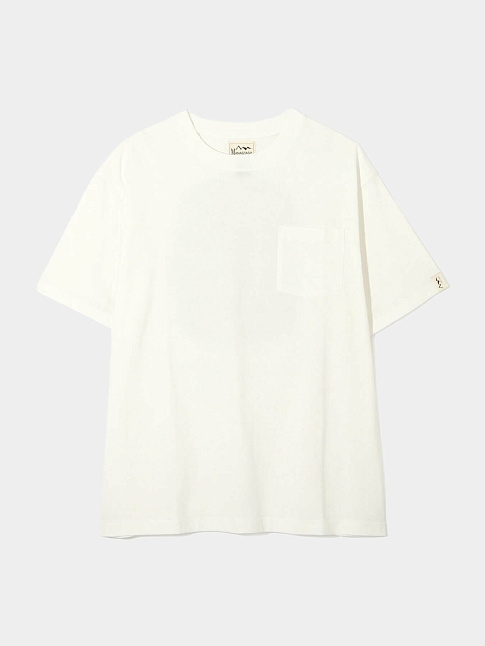 Футболка MHAK LOGO POCKET (размер L, цвет Белый)