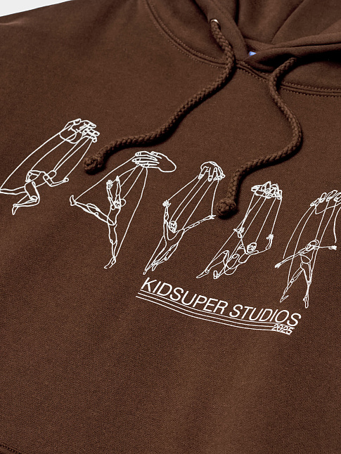 Худи STRING PUPPET (размер XL, цвет Коричневый)