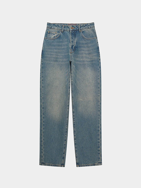 Джинсы EMBROIDERY DIRTY (размер 34, цвет Темно-синий)