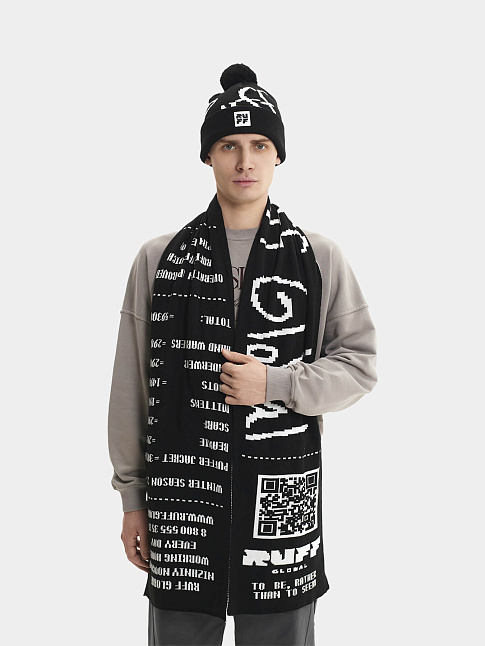 Шарф CASHIER'S CHEQUE (размер one size, цвет Черный)