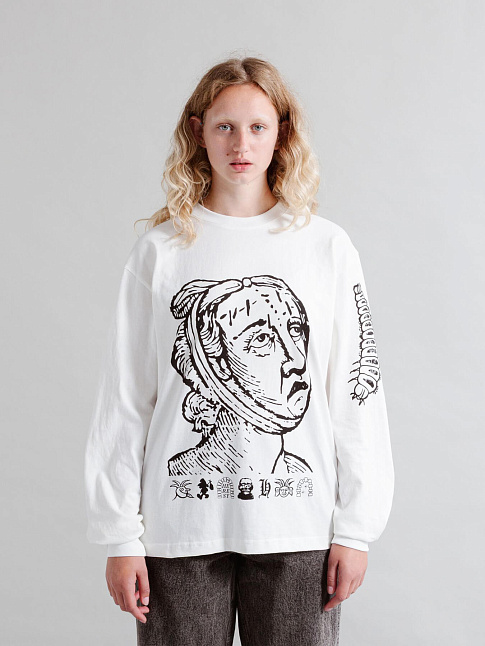 Лонгслив SICKNESS (размер M, цвет Белый)