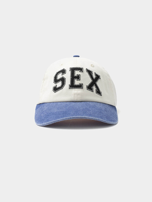 Кепка SEX WINS (размер one size, цвет Белый-Синий)
