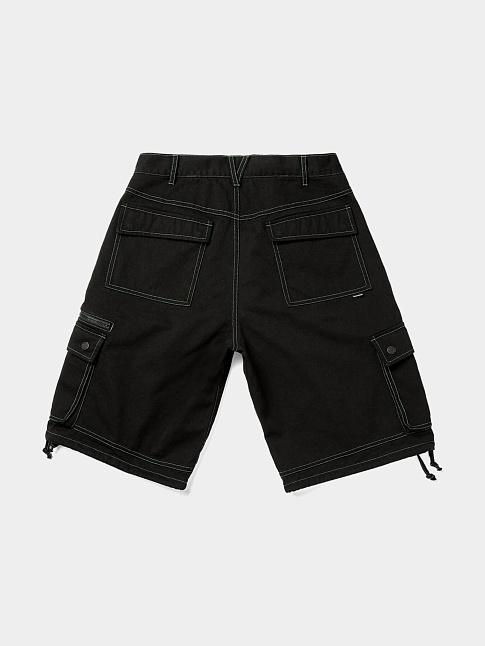 Шорты CONTRAST STITCH CARGO (размер M, цвет Черный)