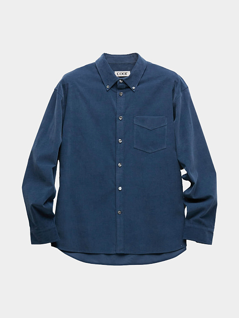 Рубашка PIN CORDUROY ONE POCKET (размер XL, цвет Синий)