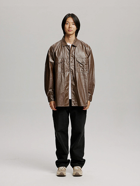 Овершот COATED WORK (размер M, цвет Коричневый)