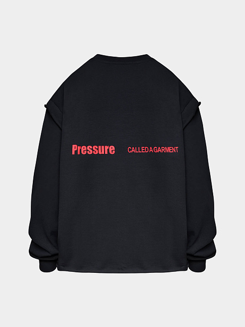 Лонгслив PRESSURE DOUBLE LAYER (размер S, цвет Черный)