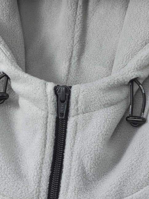 Худи LITTLE LAMB ZIP (размер L, цвет Черный-Серый)