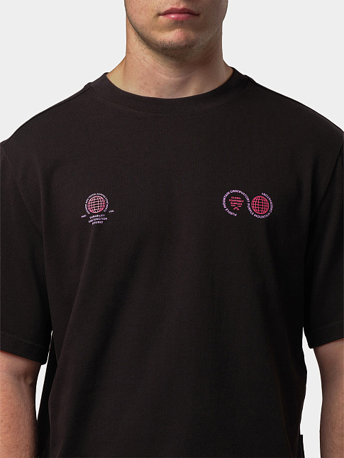 Футболка GLOBE (размер XL, цвет Черный)