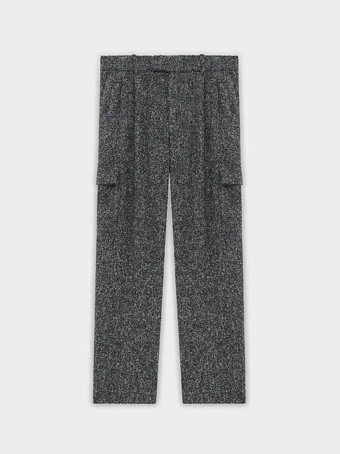 Брюки LE TWEED CHINE (размер L, цвет Темно-серый)