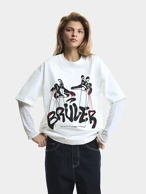 Футболка THEATRE DE MARIONNETTES (размер S, цвет Белый)