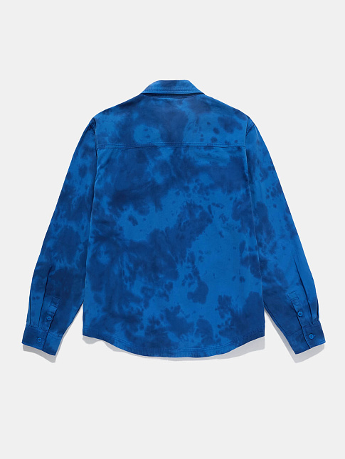 Рубашка DYED LONG SLEEVE WORKER (размер XL, цвет Синий)