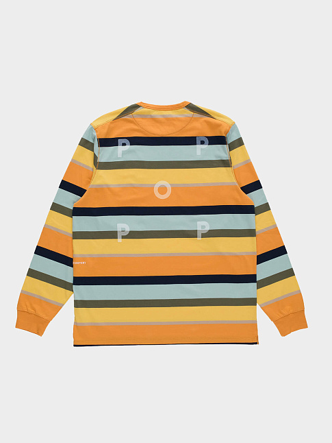 Лонгслив STRIPED LOGO (размер L, цвет Разноцветный)