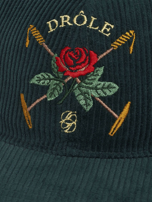 Кепка VELOURS DROLE ROSE (размер one size, цвет Зеленый)