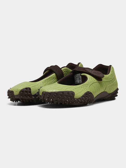 Балетки MOSTRO FEY CROC (размер 38 1/2, цвет Зеленый)