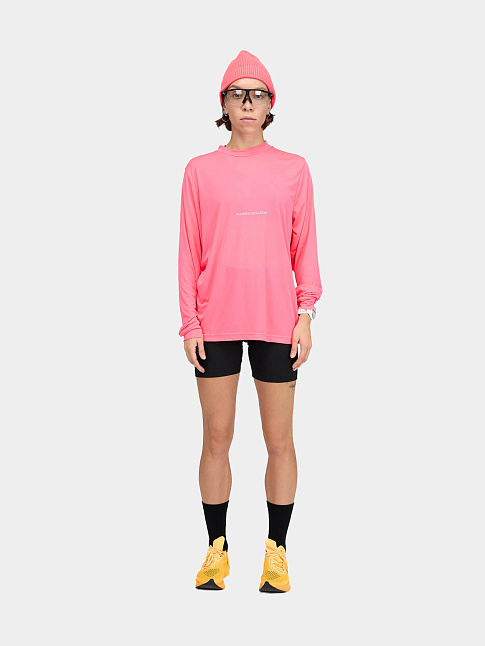 Лонгслив LINE LOGO (размер L, цвет Розовый)