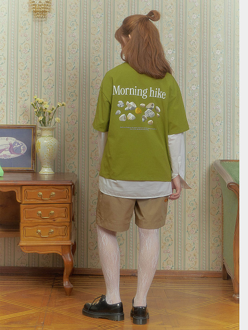 Футболка STONE SHAPES (размер S, цвет Зеленый)