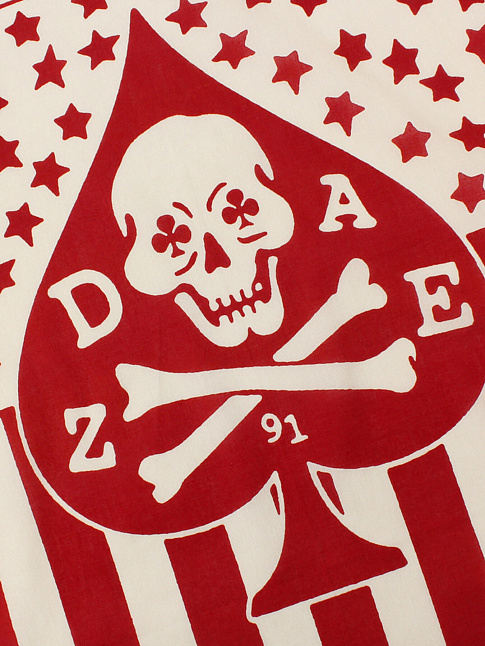 Бандана DAZE SKULL (размер one size, цвет Красный)