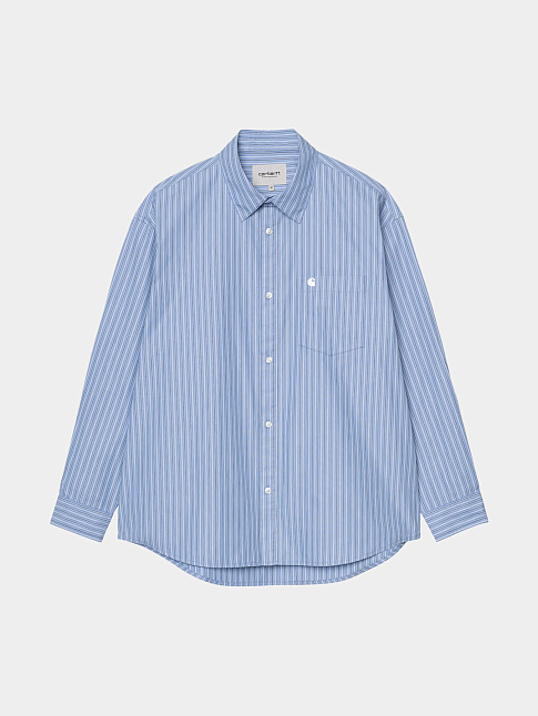 Рубашка KEENE STRIPE (размер L, цвет Голубой)