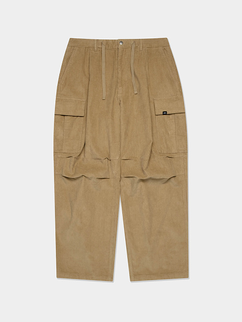 Брюки CORDUROY WIDE CARGO (размер S, цвет BEIGE)