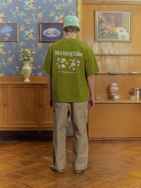 Футболка STONE SHAPES (размер S, цвет Зеленый)