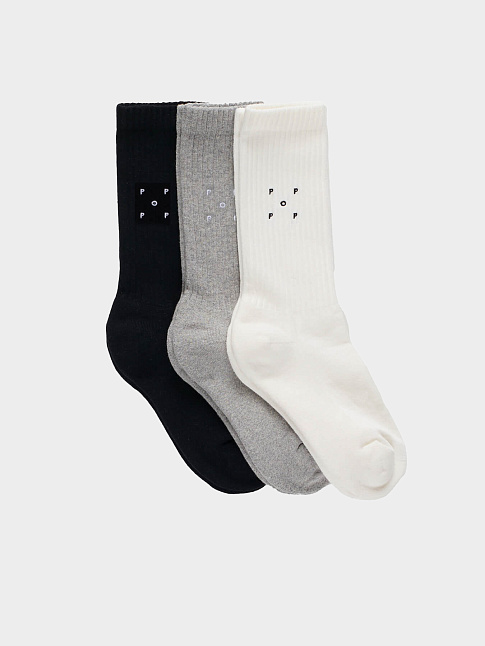 Комплект носков SOCKS 3-PACK (размер L-XL, цвет Разноцветный)