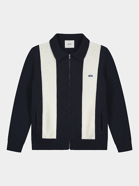 Кардиган CARDIGAN (размер XL, цвет Синий-Белый)