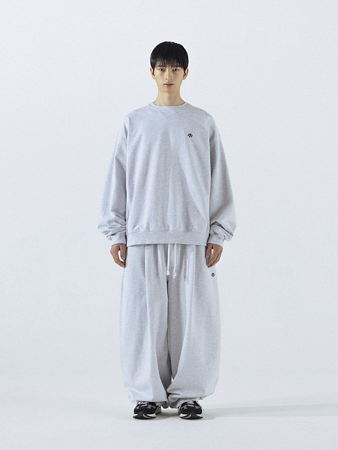 Брюки STEADY SWEAT BALLOON (размер M, цвет Светло-серый)