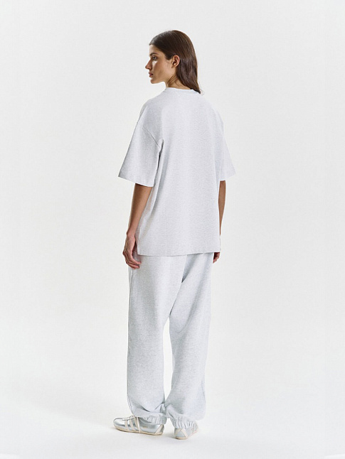 Футболка LOGO DE BASE 02 (размер L, цвет Серый)