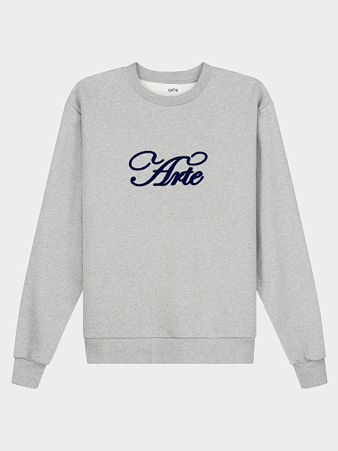 Свитшот LOGO (размер XXXXL, цвет Серый)