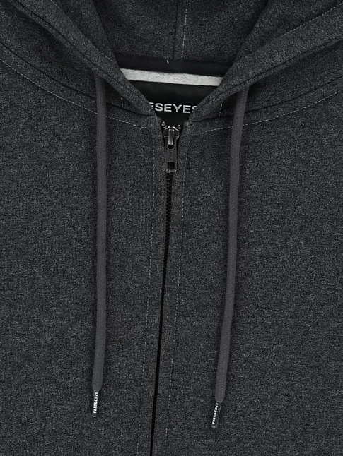 Худи Y.E.S STITCH POCKET ZIP UP (размер L, цвет Темно-серый)