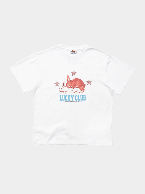 Футболка LUCKY CLUB (размер XS, цвет Белый)