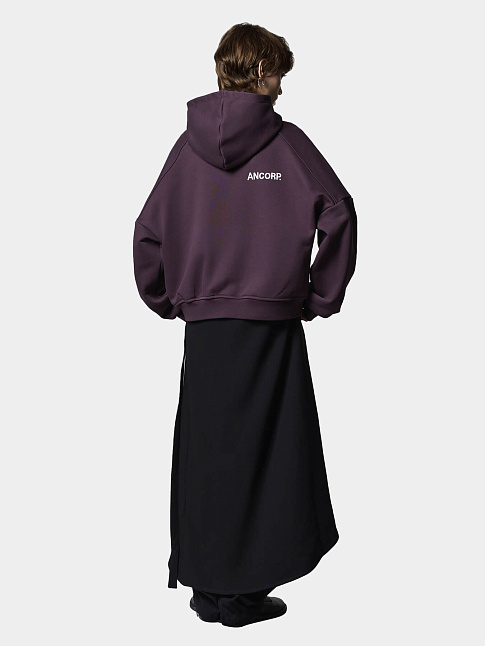 Худи (размер L, цвет Темно-фиолетовый)