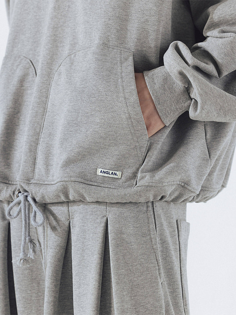 Худи DOUBLE VALLEY TUCK (размер L, цвет Серый)