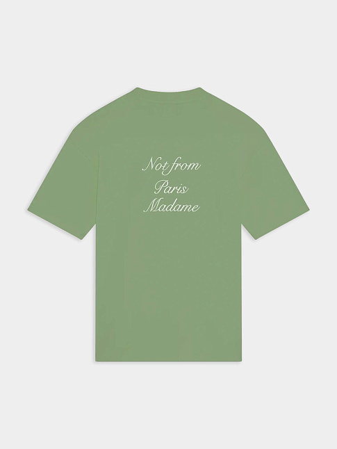 Футболка SLOGAN CALLIGRAPHY (размер M, цвет Зеленый)