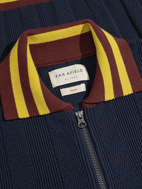 Кардиган ALEKSEY HORACE STRIPE (размер M, цвет Синий)