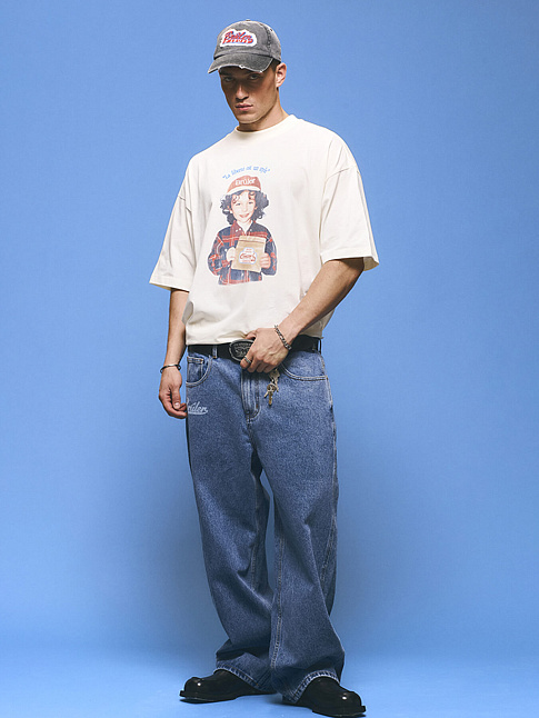 Джинсы SKATEUR FANTOME (размер XL, цвет Синий)