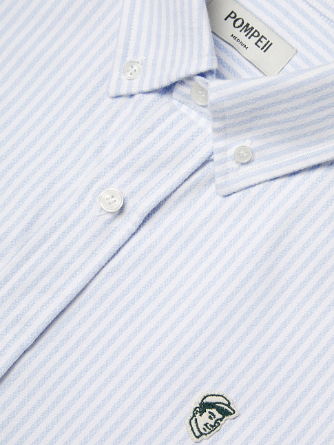 Рубашка EMILIO STRIPES OXFORD (размер L, цвет Голубой)