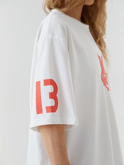 Футболка x NUW (размер S, цвет Белый)