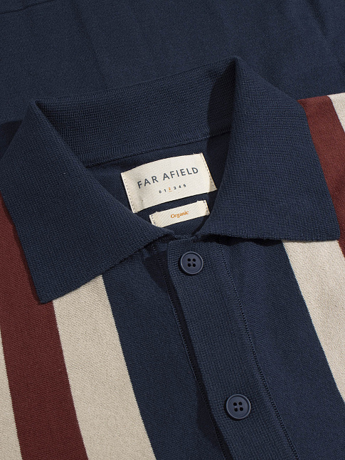 Рубашка VELZY SIMPLE STRIPE (размер M, цвет Синий)