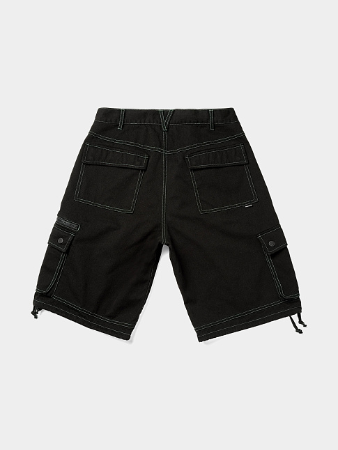 Шорты CONTRAST STITCH CARGO (размер M, цвет Черный)